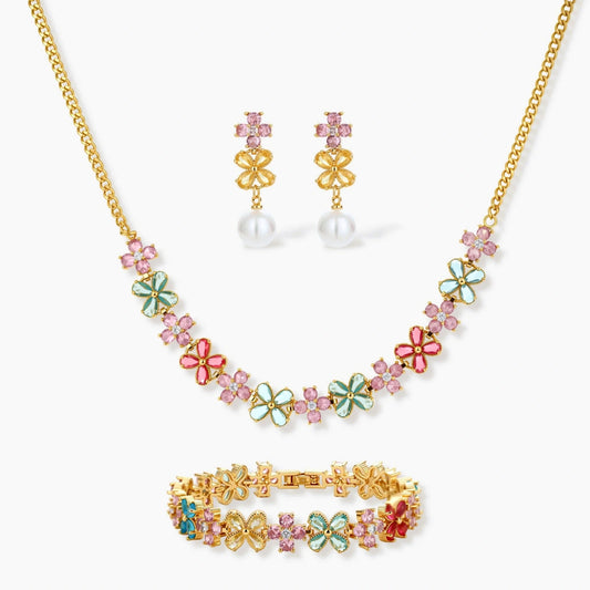 Glassy Garden Jewelry Set