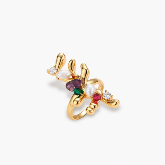 Blooming Stones Ring