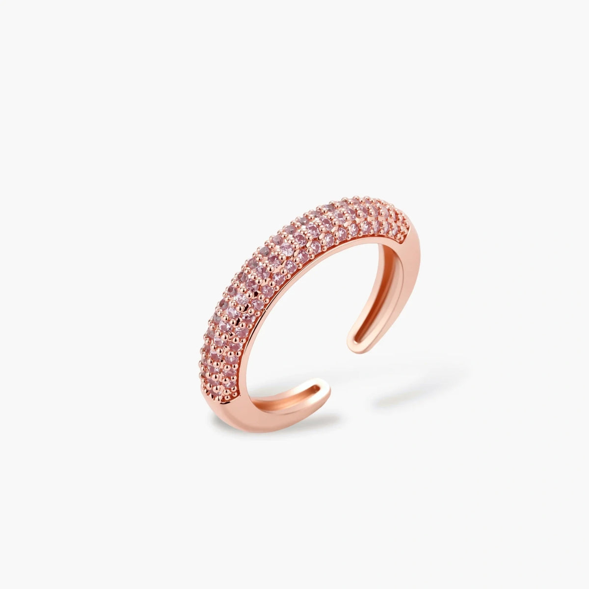 Rose Gold Sparkling Jewelry Set