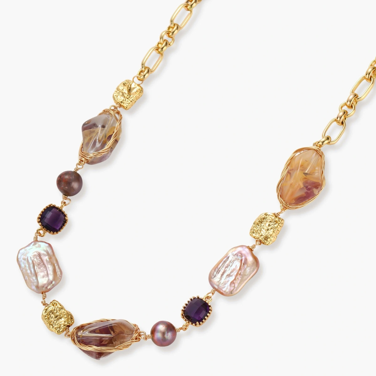 Night Stone Garden Necklace