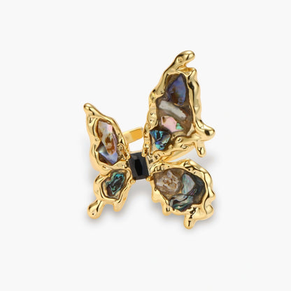 Midnight Shells Ring