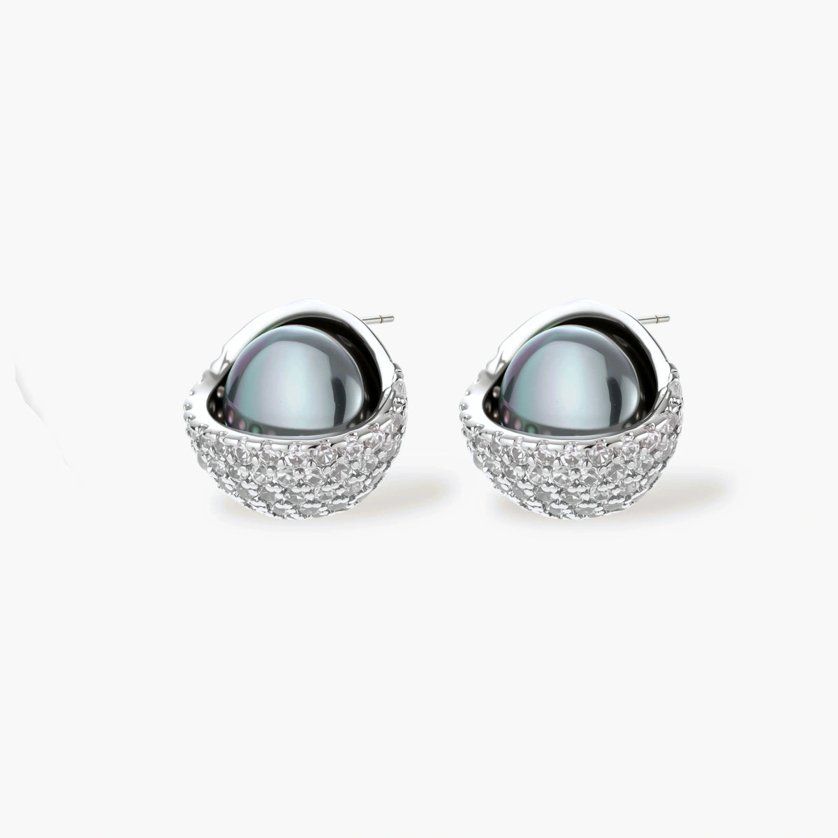 Celestial Crusted Spheres Jewelry Set